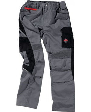 Damenhose Gr.40 grau/schwarz 65% PES/35% CO