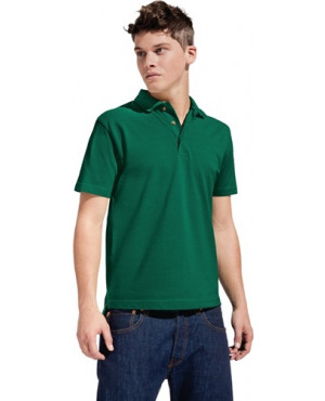 Men´s Heavy Polo Gr.M light grey 100% CO PROMODORO