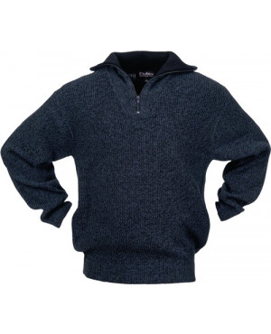 Pullover Gr.XL schwarz/blau-meliert 100% PES