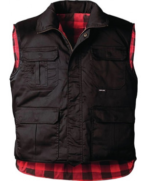 Truckerweste Gr. XXL 62/64 schwarz 65% PES/35% CO