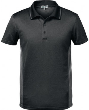 Funktions-Poloshirt CORDOBA Gr.S dunkelgrau/hellgrau 100% PES FELDTMANN
