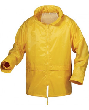 Regenschutz-Jacke Herning Gr. M gelb 100% Nyl.