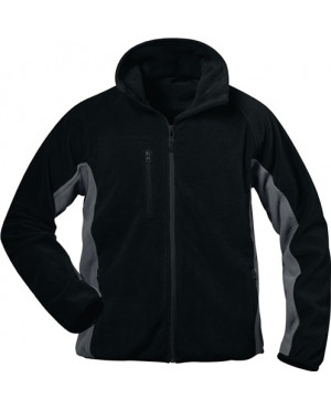 Fleecejacke Adler Gr.S schwarz/grau 100%PES CRAFTLAND