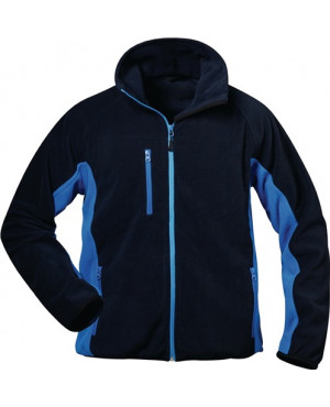 Fleecejacke Bussard Gr.M marine/royal 100%PES CRAFTLAND