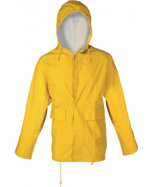 PU Regenschutz-Jacke Gr. S gelb 100%PES