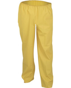 Regenschutz-Hose PU Stretch Gr. XL gelb Baumwollgewebe