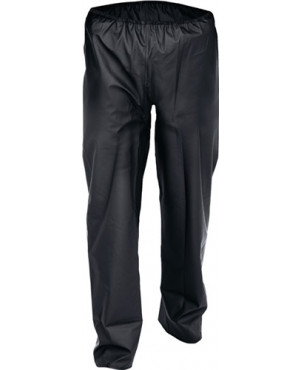 Regenschutz-Hose PU Stretch Gr. L schwarz Baumwollgewebe