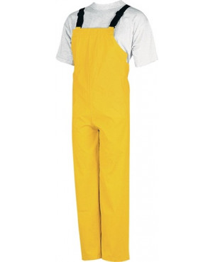 Regenschutzlatzhose Gr. S gelb 100% PES m. PU-Beschichtung