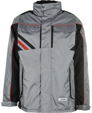 Winterjacke Highline Gr.M schiefer/schwarz/rot 100% PES PLANAM