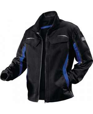 Jacke 1324 Gr.56 schwarz/kornblumenblau 65%PES/35%CO