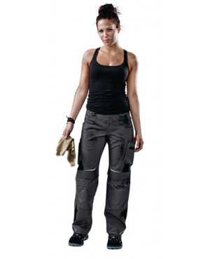 Damenhose 2124 Gr.44 anthrazit/schwarz 65%PES/35%CO