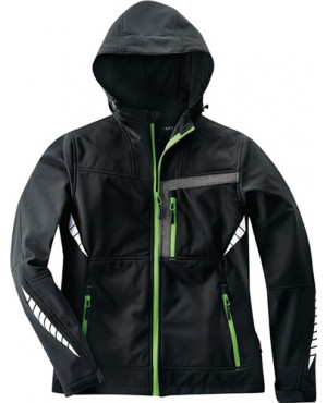 Damensoftshelljacke Professional Gr.XL schwarz 94% PES/6% EL