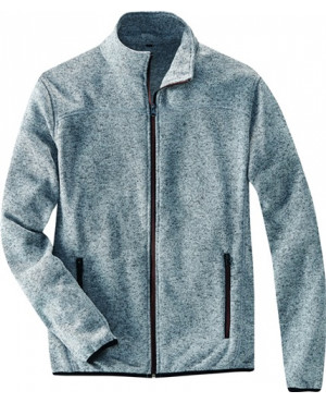 Strickjacke Active Gr. M grau-meliert 100% PES 1 St. Scheibler
