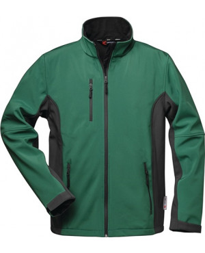 Softshelljacke CHARON Gr.XXXL grün/grau 96% PES,4% EL FELDTMANN