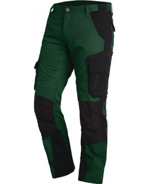Arbeitshose FLORIAN Gr.50 grün/schwarz 50% CO/50% PES FHB