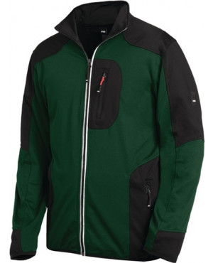 Jersey-Fleecejacke RALF Gr.M grün/schwarz 91%PES/9%EL FHB