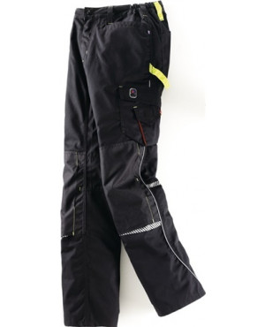 Bundhose Terrax Workwear Gr.50 schwarz/limette 65% PES/35% CO Terrax