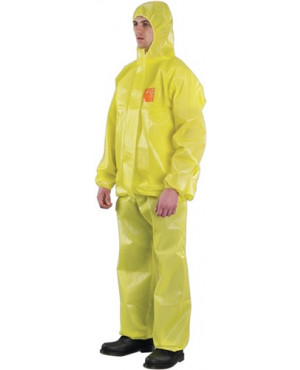 Schutzoverall MICROCHEM® 3000 Gr.XXXL gelb Kat.III MICROCHEM