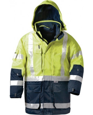 Warnschutz-Parka Gr. XL gelb/marine 100% PES ELYSEE