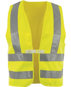 Warnweste Gr.universal gelb 100% PES EN 471 Kl.2
