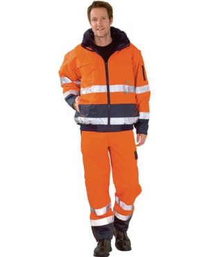 Warnschutz-Comfortjacke Gr. XXL orange/marine 100% PES PLANAM