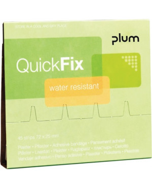 Pflasterstrips QuickFix wasserfest 45 St./Refill PLUM