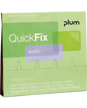Pflasterstrips QuickFix elastisch 45 St./Refill PLUM