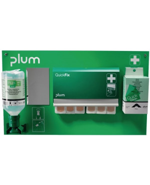 Erste Hilfe Station All-in-One B515xH300xTca.mm Plum