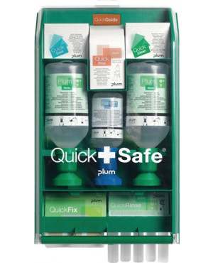 QuickSafe Box Complete befüllt PLUM