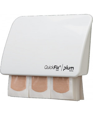 Pflasterspender QuickFix Uno weiß B.130xH.85xT.35mm einschl. 45 Stck.