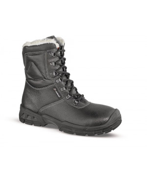 Sicherheitsstiefel Knut Gr.43 schwarz Leder S3 CI SRC EN20345 Aimont