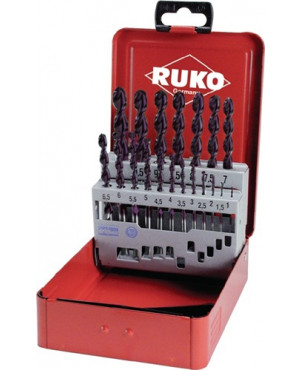 Spiralbohrersatz DIN338 Typ N TL 3000 D.1-10x0,5mm HSS TiAlN Metallkassette