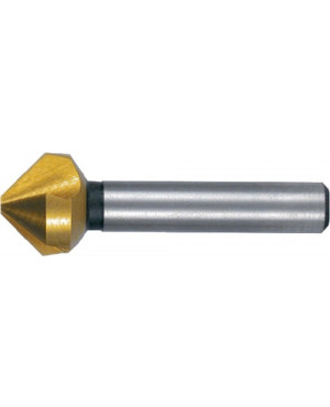 Kegelsenker DIN 335C 90Grad D.7mm HSS TiN Z.3 Schaft-D.6mm RUKO