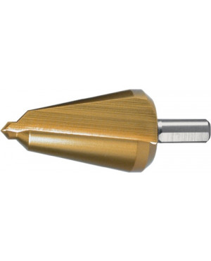 Blechschälbohrer Bohrber.16-30,5mm HSS TiN Gesamt-L.76mm Z.2 RUKO