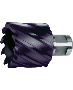 Kernbohrer D.34mm HSS-TiAlN Schnitt-T. 30mm Weldon RUKO