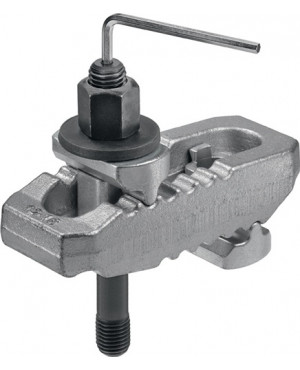 Spannpratze Nr.6312VI 16-M16x125 Krokodil verstellb. m.Gegenhalter