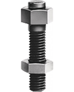 Stützschraube Nr.6616 M12 Gesamt-L.58,5mm Gr.1 m.Mutter f.Spanner Nr.6610 AMF