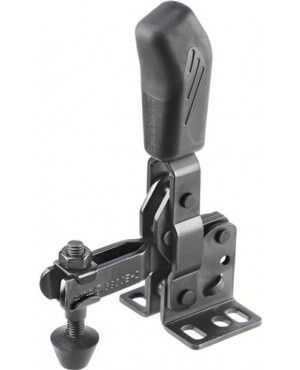 Senkrechtspanner Nr.6800B Gr.1 waagrechter Fuß schwarz AMF