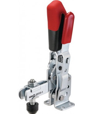 Senkrechtspanner Nr.6800S Gr.3 waagrechter Fuß m.Sicherheitsverriegelung AMF