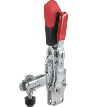 Senkrechtspanner Nr.6802S Gr.2 senkrechter Fuß m.Sicherheitsverriegelung AMF