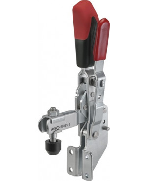 Senkrechtspanner Nr.6803S Gr.3 Winkelfuß m.Sicherheitsverriegelung AMF