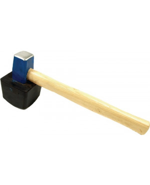 Plattenlegerhammer 1500g eck.(anvulkanisiert)