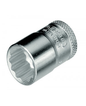Steckschlüsseleinsatz D 30 3/8 Zoll 12-kant SW 22mm L.32mm GEDORE