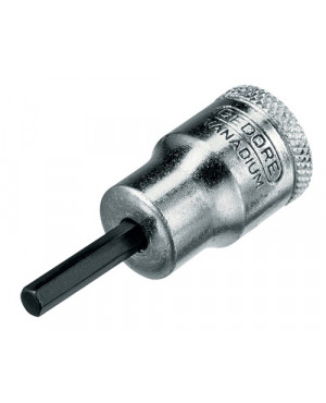 Steckschlüsseleinsatz IN 30 3/8 Zoll Innen-6-kant SW 4mm L.47mm GEDORE