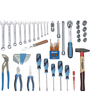Werkzeugkoffer 49tlg.m.Check-Tool-Einlage universal TOURING Ku.Koffer