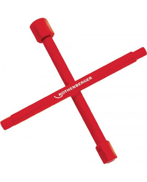 Sanitärkreuzschlüssel 200x200mm m.Multifunktion ROTHENBERGER