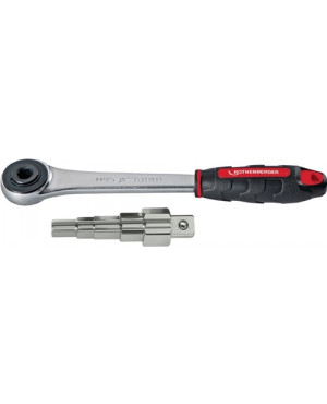 UNI Stufenschüsselset Gr.3 1 Zoll Antriebs-4-KT.1/2 Zoll m.Ratsche ROTHENBERGER