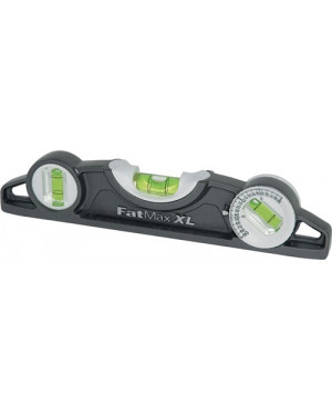 Torpedowasserwaage FATMAX XL 25cm Alu.grau ± 0,5mm/m STANLEY