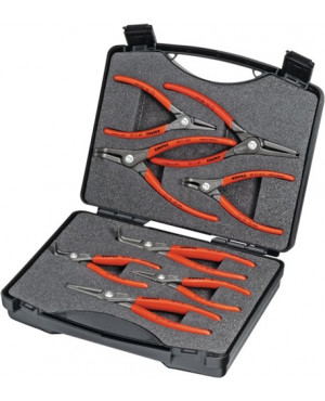 Sicherungszangensatz 8-tlg.in Ku.-Koffer 10-60mm KNIPEX