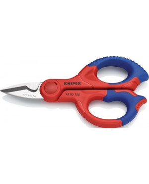 Elektriker-/Handwerkerschere L.155mm 2-K.-Hüllen KNIPEX